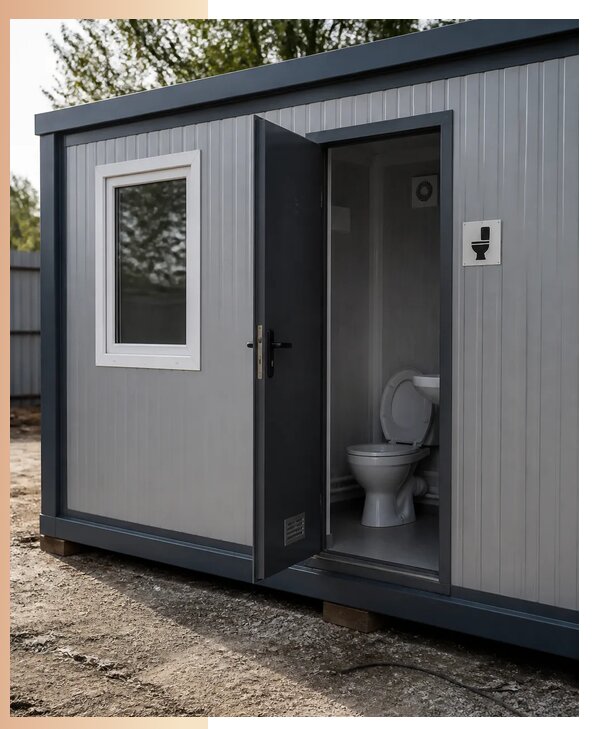 Бытовки с туалетом в Новодвинске купить с доставкой и установкой