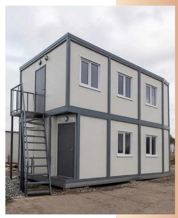 Двухэтажные модульные здания в Новодвинске по цене от 46022 р. | БытовкаПрофи-Нвд
