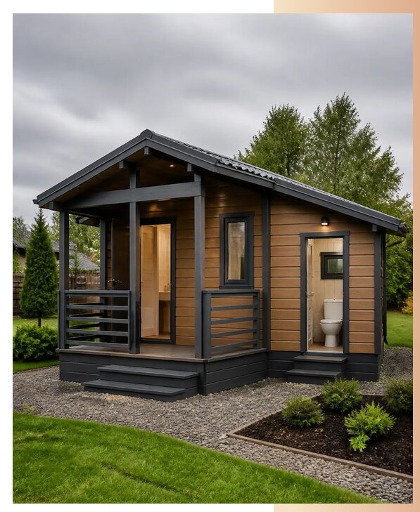 Дачные домики с туалетом в Новодвинске по цене от 255675 р. | БытовкаПрофи-Нвд