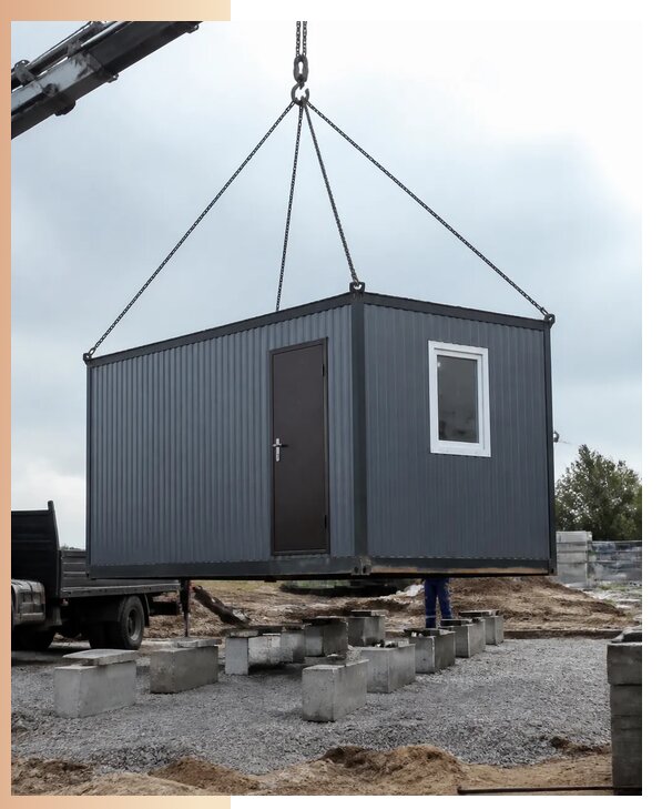 Установка бытовок под ключ в Новодвинске быстро и надежно